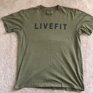 LVFT Bold Tee. Military green.